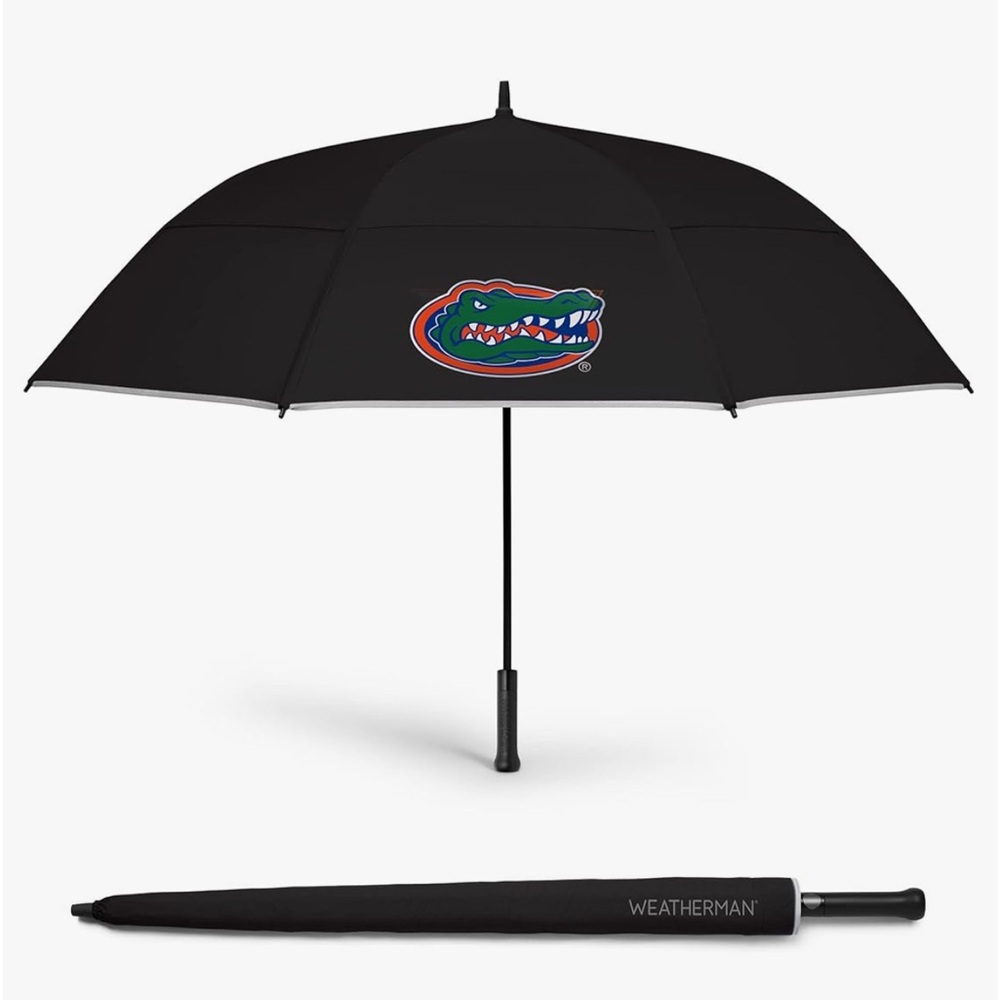 NEW 68” Weatherman Golf Windproof Umbrella - University Florida Gators College